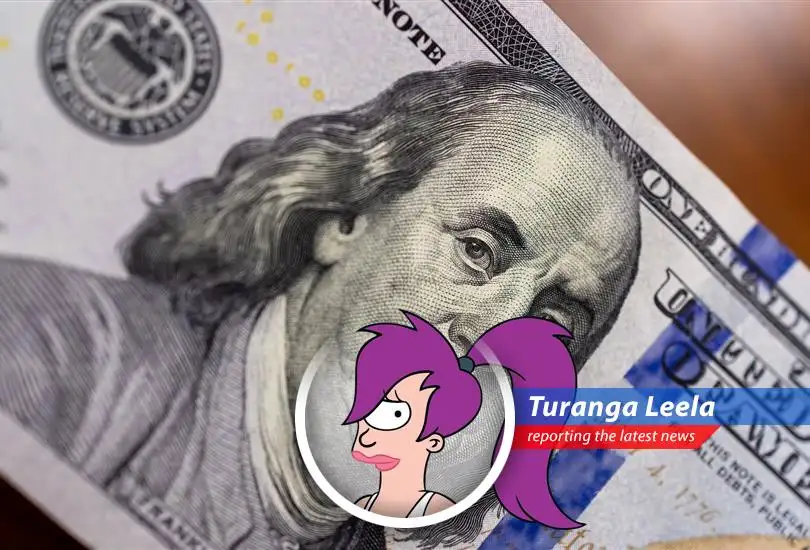 Turns out, even in the 31st century's past, everyone's ditching the U.S. dollar faster than you can say 'Good News, Everyone!' Buckle up, it's devaluation time!