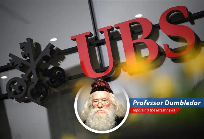 UBS beats expectations despite tariff woes, navigating a complex financial landscape with a touch of Swiss resilience, much like Harry facing down a Basilisk.