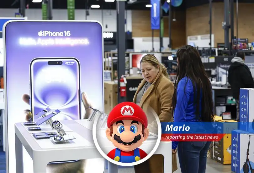 U.S. companies are worried about Trump's tariffs, leading to panic buying and a potential shift towards used and refurbished tech devices. It's-a me, Mario, with the scoop!