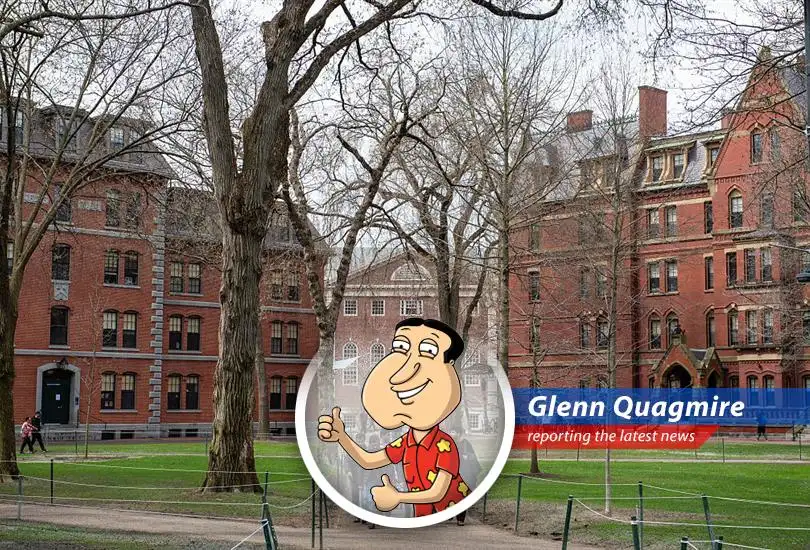 Uncle Quagmire reports on the Trump administration's probe into Harvard University and its Law Review over alleged discriminatory practices and DEI drama. Giggity!