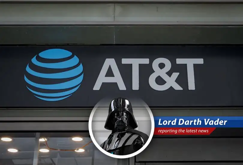Wall Street analysts are bullish on AT&T's strong performance, viewing it as a safe haven and high-yielding investment amidst market uncertainties, but Darth Vader has his own analysis, colored by the dark side.