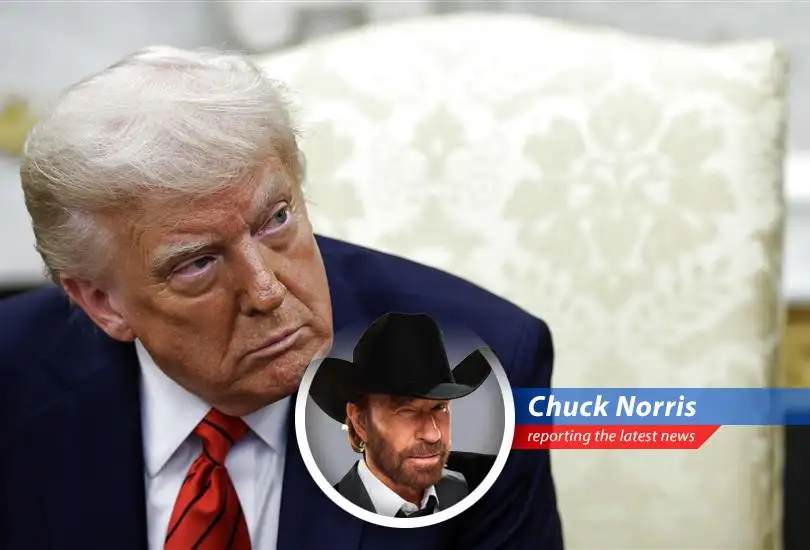 Walmart, Target, and Home Depot CEOs brave the Oval Office to discuss tariffs with Trump, while Chuck Norris contemplates the impact on the price of lumber and ammo.