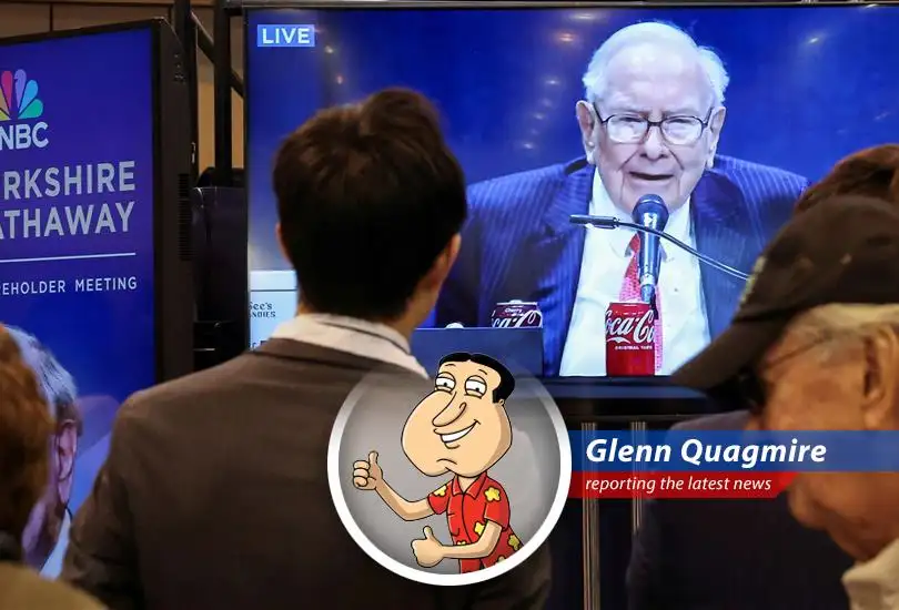 Warren Buffett steps aside, handing the mic (and all that sweet, sweet Berkshire Hathaway cash) to Greg Abel at next year's annual shareholder meeting. Giggity!