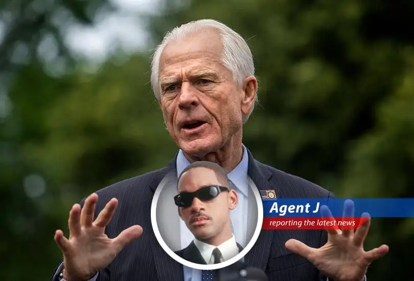 White House Trade Advisor Peter Navarro grills Apple CEO Tim Cook about moving iPhone production out of China, and Agent J has some thoughts... and a neuralyzer handy.