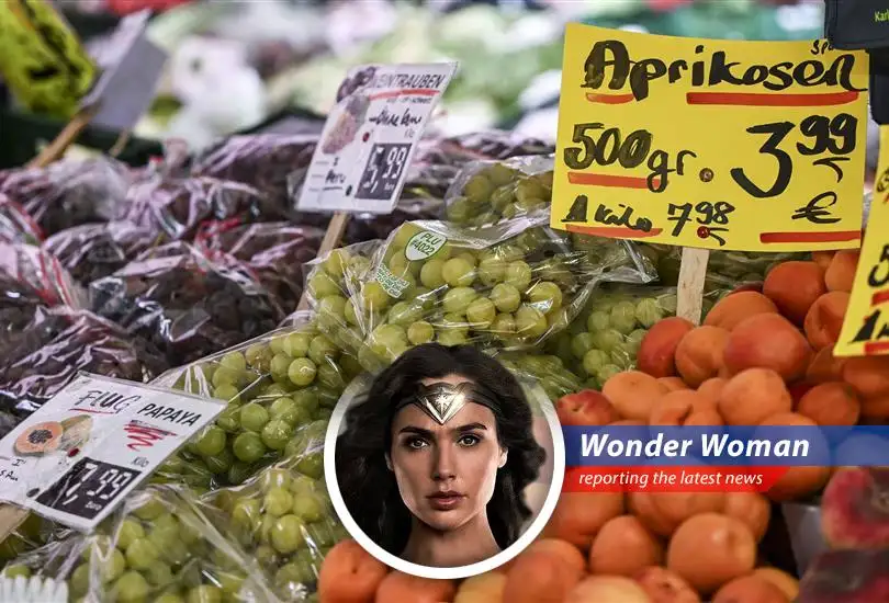 Wonder Woman reports on Germany's inflation, which is approaching the European Central Bank's 2% target, and what it means for the global economy, sprinkled with a bit of humor and Amazonian wisdom.