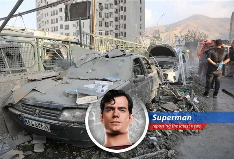 Your friendly neighborhood Superman reports on escalating tensions between Israel and Iran, with a side of satire and a sprinkle of super-wisdom.