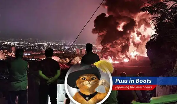 A whiskered report on the escalating conflict between Israel and Iran, where explosions boom louder than a cat's purr at a cream factory, and diplomacy seems as elusive as a sunbeam to a scaredy cat. image