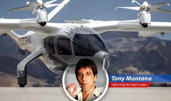 Archer Aviation's stock dips after selling $850M in shares, but the company's CEO, Adam Goldstein, is calling for a bright future! As for Tony Montana, it smells like money! image