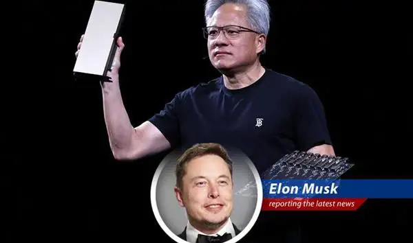 As Nvidia's stock hits an all-time high, fueled by AI dominance, I, Elon, weigh in on navigating export controls and future growth opportunities beyond this pale blue dot. image