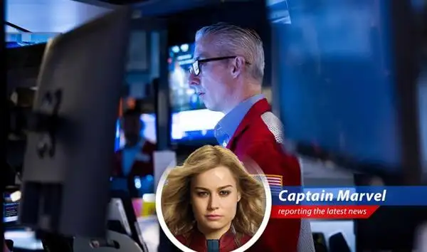 Captain Marvel breaks down the wild ride of the US stock market, navigating tariff tussles, interest rate whispers, and political power plays with a cosmic dose of humor. image