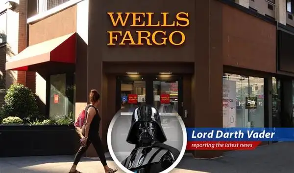 Darth Vader analyzes the recent downturn in the financial sector, questioning its long-term strength despite potential boosts from IPOs and deregulation. image
