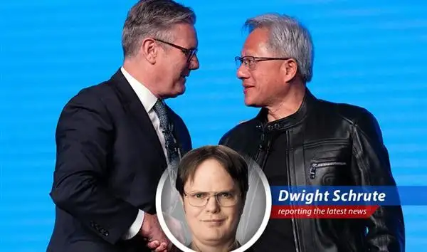 Dwight K. Schrute dissects the UK's tech funding follies, AI ambitions, and the curious case of disappearing quantum startups, proving once again that bears, beets, and Battlestar Galactica are not the only things he knows. image