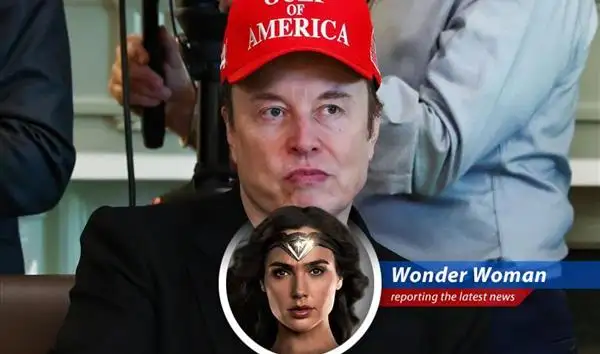 Elon Musk clashes with Trump over the tax bill, calling it 'debt slavery.' Even a demigoddess has to weigh in on this Earthly drama! image