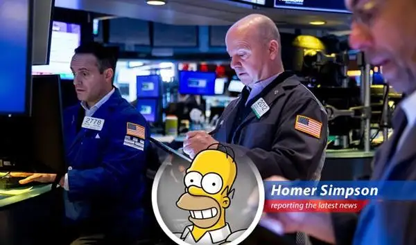 Homer Simpson explains how companies buying their own stock can help you survive the ups and downs of the crazy market, featuring Apple and JPMorgan! image