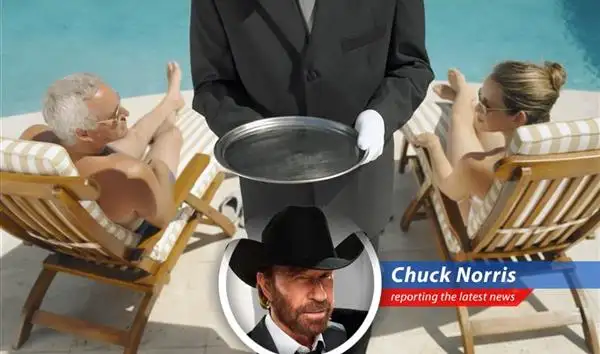 Hotels are battling barefoot bandits and robe-wearing rebels, but Chuck Norris knows the real fight is against disrespect and bad manners. image