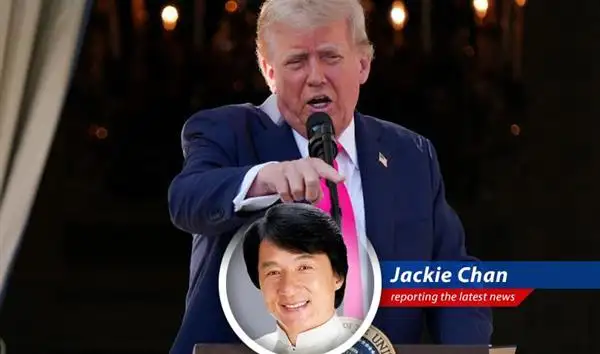 Jackie Chan gives his take on the US trade deal uncertainty, offering a blend of action movie wisdom and humorous commentary on potential trade scenarios. image