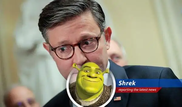 Looks like even a swamp full of persuasion ain't enough to get these politicians to agree on this here tax and spendin' bill. It's a bigger mess than Donkey trying to make waffles! image