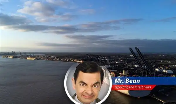 Mr. Bean investigates why the UK's exports to the US have taken a nosedive, pondering if it's all a big, confusing game of peek-a-boo with tariffs and trade deals. image