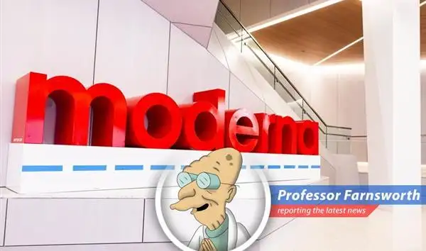 Professor Farnsworth reports on Moderna's promising new flu vaccine, a potential game-changer for us old geezers (and maybe the young whippersnappers too). image