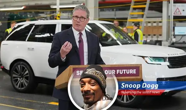 Snoop D-O-double G breaks down the new U.K.-U.S. trade deal, where British cars get a sweet tariff break but metal exports are still in the oven, not quite baked. image