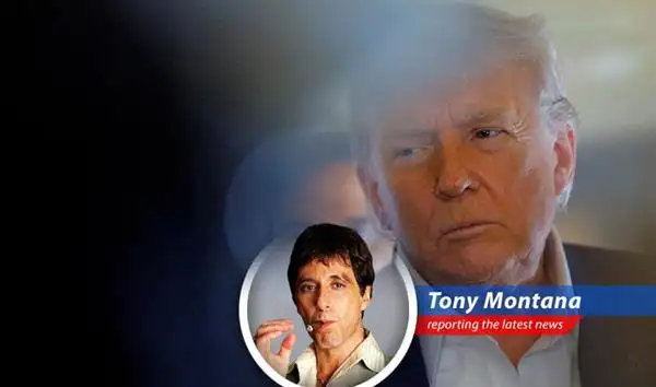 Tony Montana's take on the shaky truce between Iran and Israel, markets jumpin', and China tryin' to steal the dollar's crown. This is America, baby! image