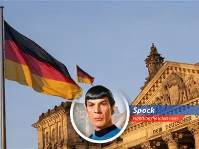 A Vulcan analysis of Germany's Q1 economic growth, navigating tariff tensions and bureaucratic quagmires with logic and a touch of dry humor. image