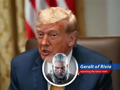A Witcher's humorous report on Trump's new 50% copper tariff, pharmaceutical duties, and the resulting market chaos, sprinkled with Witcher wisdom. image