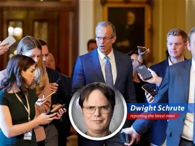 A chaotic Senate showdown unfolds as senators debate and amend President Trump's megabill, revealing partisan divides and strategic maneuvering reminiscent of a beet farm during harvest season. image