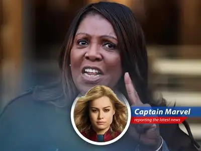 A coalition of states is challenging President Trump's tariffs, arguing they exceed his authority and disrupt the economic order, leaving Captain Marvel pondering the intergalactic implications. image