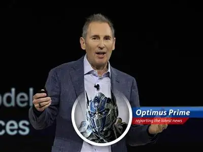 A deep dive into Amazon's Q1 earnings, Trump's tariffs, and the looming AI revolution, all while battling Decepticon-sized challenges. image