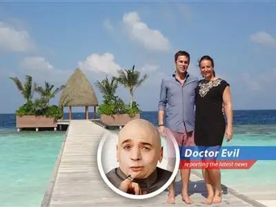 A globetrotting couple reveals the less glamorous side of managing luxury resorts in exotic locales, from staff villages to saltwater woes. Prepare to be mildly intrigued! image