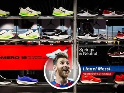 A humorous look at Nike's sales dip, CorMedix's stock offering, Core Scientific's AI-fueled surge, and Concentrix's earnings miss, all through the eyes of a certain Argentine footballer. image