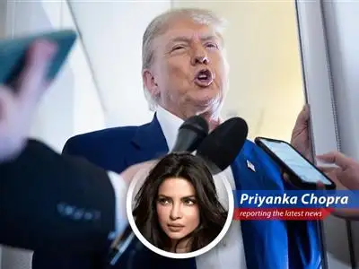 A lighthearted take on the fragile ceasefire between Israel and Iran, the market's optimistic reaction, and other global news, all through the witty lens of Priyanka Chopra. image