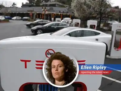 A report on the latest stock market shake-ups, featuring Tesla, Enphase Energy, and more, all filtered through the cynical eyes of one Ellen Ripley. image