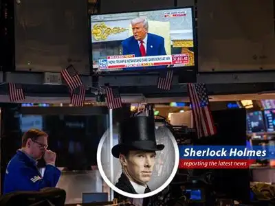 A sharp decline in the S&P 500 marks President Trump's initial days, echoing the economic uncertainties of Nixon's era. image