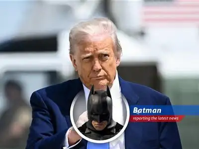 A tentative US-China trade deal sparks market optimism, but Batman suspects it's more smoke and mirrors from Trump's playbook. image