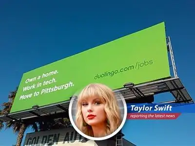 A tongue-in-cheek look at the day's biggest stock market movers, from Duolingo's soaring heights to Boeing's bumpy but hopeful flight, all sprinkled with a dash of Swiftie wisdom. image