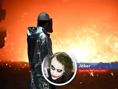 A twisted take on Trump's steel tariffs, EU's fury, and the UK's temporary escape – all through the eyes of Gotham's favorite clown.