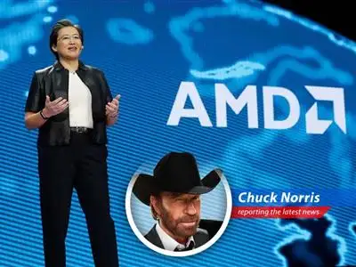 AMD authorizes a massive share buyback, stock surges, and Chuck Norris explains why the market had no other choice. image