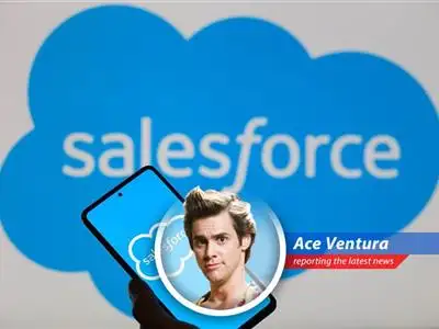 Ace Ventura dives deep into the Salesforce stock situation, where analysts are squawking and CEO Marc Benioff is betting big on Agentforce. Is it a stroke of genius or a face full of skunk? image