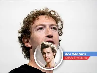 Ace Ventura investigates Meta's Q1 earnings report, uncovering a revenue rhino, expense elephants, and European Union regulations that could be a real stink bomb! image