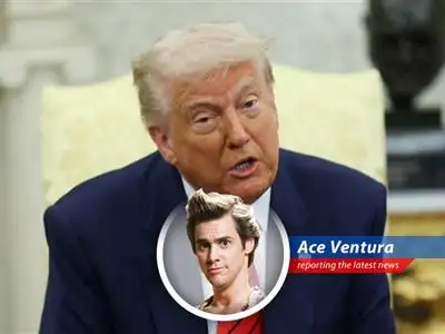 Ace Ventura investigates President Trump's surprising comments on trade deals, leaving investors puzzled and possibly in need of a tranquilizer dart. image