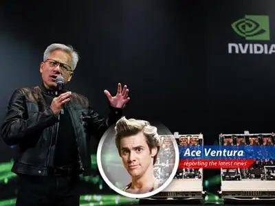 Ace Ventura investigates how new U.S. restrictions on chip exports to China are impacting Nvidia's growth and future revenue, potentially turning the AI market upside down faster than you can say 'Bumblefoot'. image