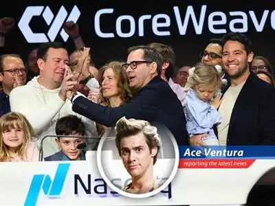 Ace Ventura reports on CoreWeave's stock explosion after its IPO, making Nvidia richer than a rhino's rear end in a mud bath! image