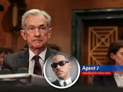 Agent J breaks down Fed Chair Powell's testimony, decoding interest rates, tariffs, and whether Trump's demands are just noise from another galaxy. image