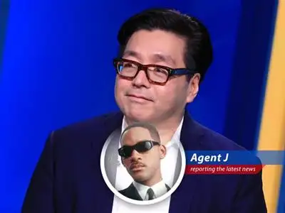 Agent J breaks down why Wall Street shrugged off a potential global crisis, proving even alien invasions are less surprising these days. image