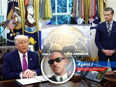 Agent J reports on President Trump's ambitious plan for a multibillion-dollar missile defense shield, questioning its feasibility and comparing it to the tech we use at MIB. image