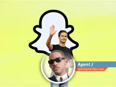 Agent J reports on Snap's stock plummet, economic woes, and potential alien interference in the social media landscape. Is it time to neuralyze Wall Street? image