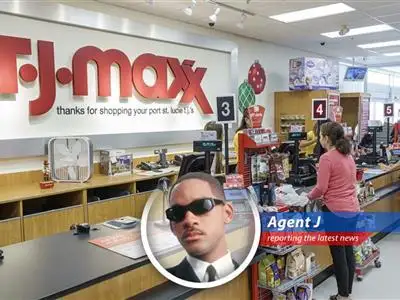 Agent J reports on how TJ Maxx is dodging tariff bullets, keeping those sweet deals alive, even when the economy's acting like a Men in Black reject. image