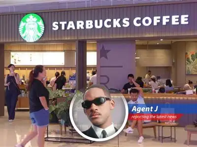 Agent J reports on the rumors swirling around a potential sale of Starbucks' China operations, revealing the truth behind the whispers and the coffee beans. image